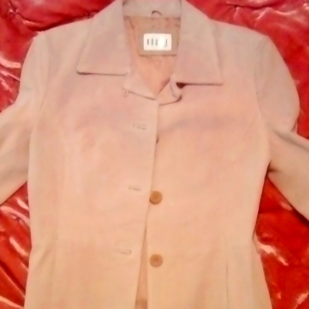 Rogue Helium Cream Suede Jacket Sm